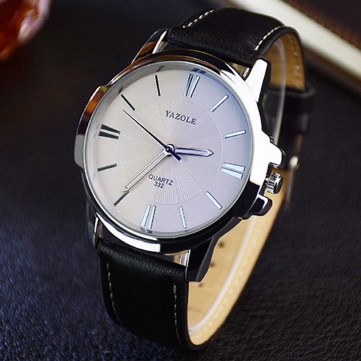Classic Mens Watch with White dial