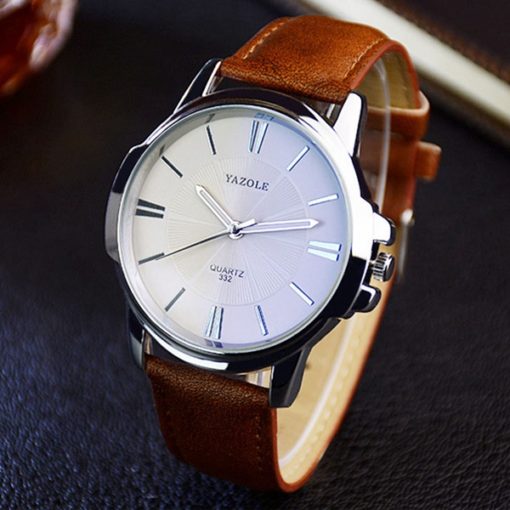 White face watch mens